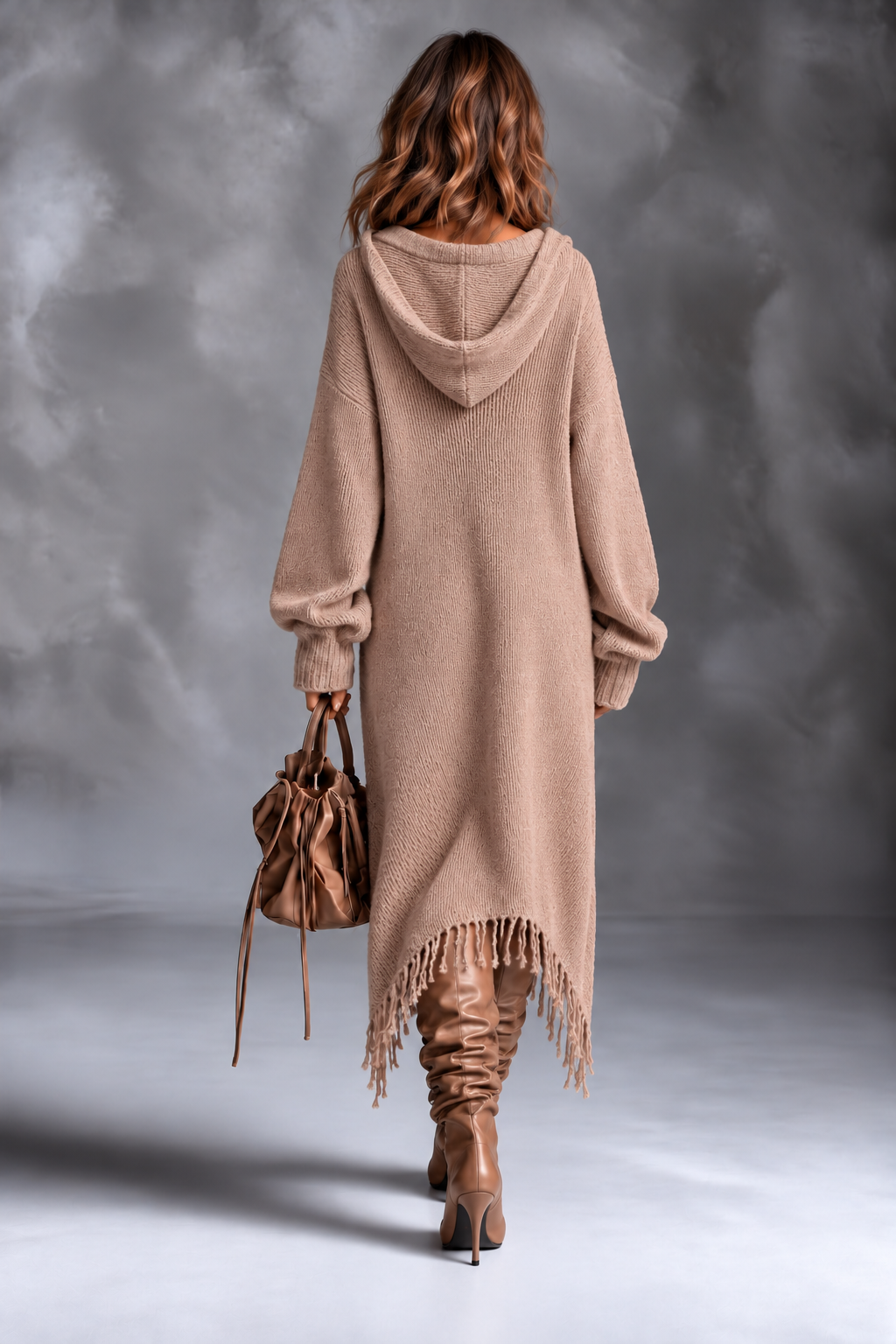 Garise – Kapuzenstrickkleid