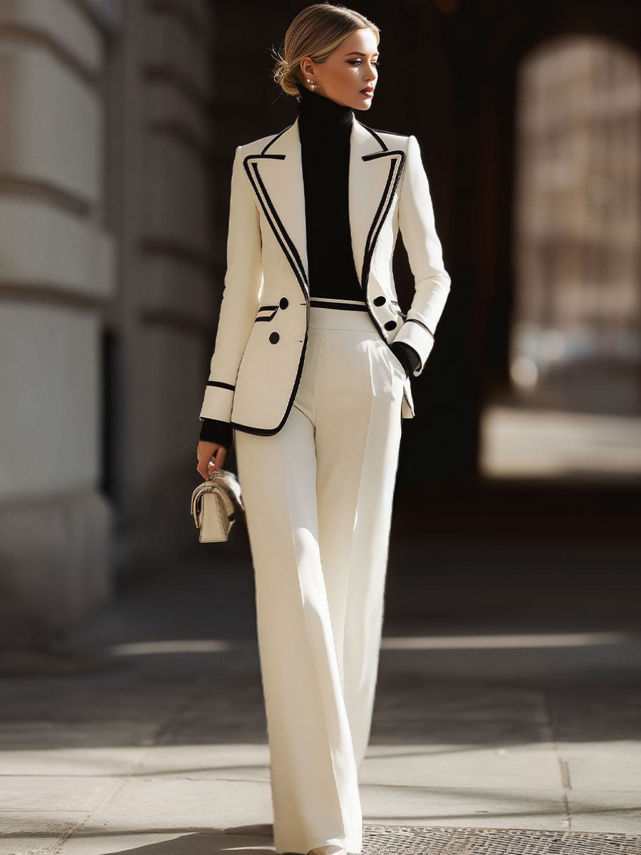 Sevra – Entspannt geschnittenes Blazer-Set