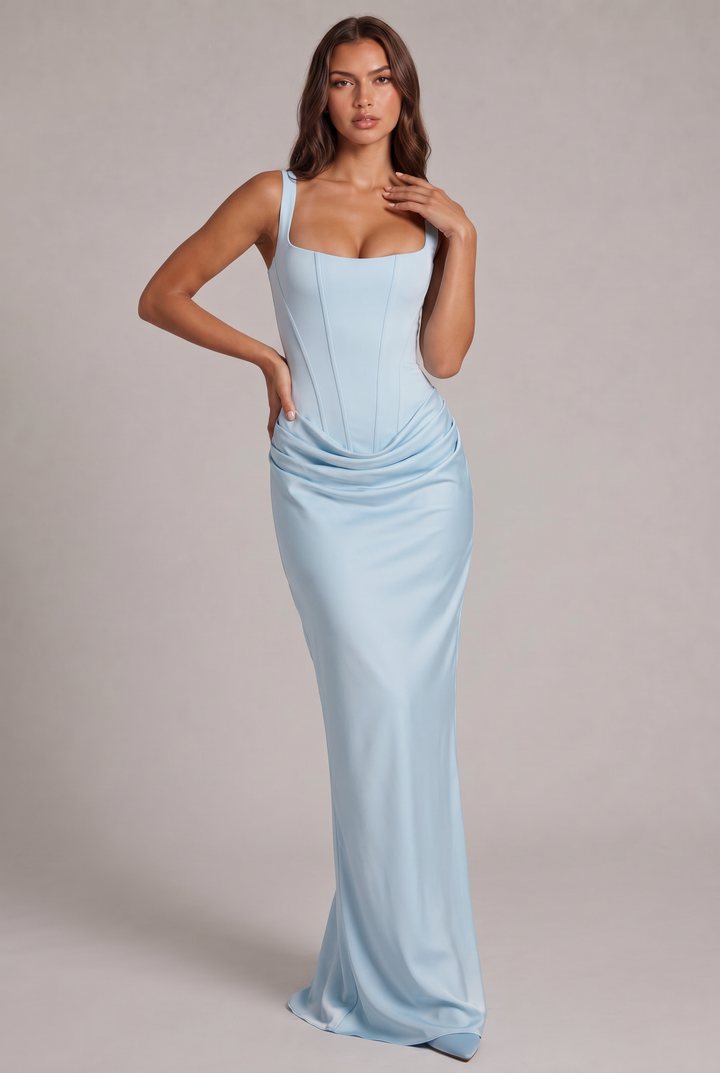 Nalise – Korsett-Lyocell-Maxikleid