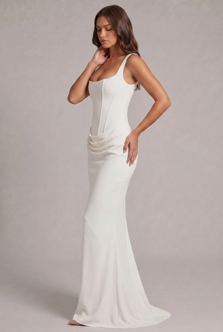 Nalise – Korsett-Lyocell-Maxikleid