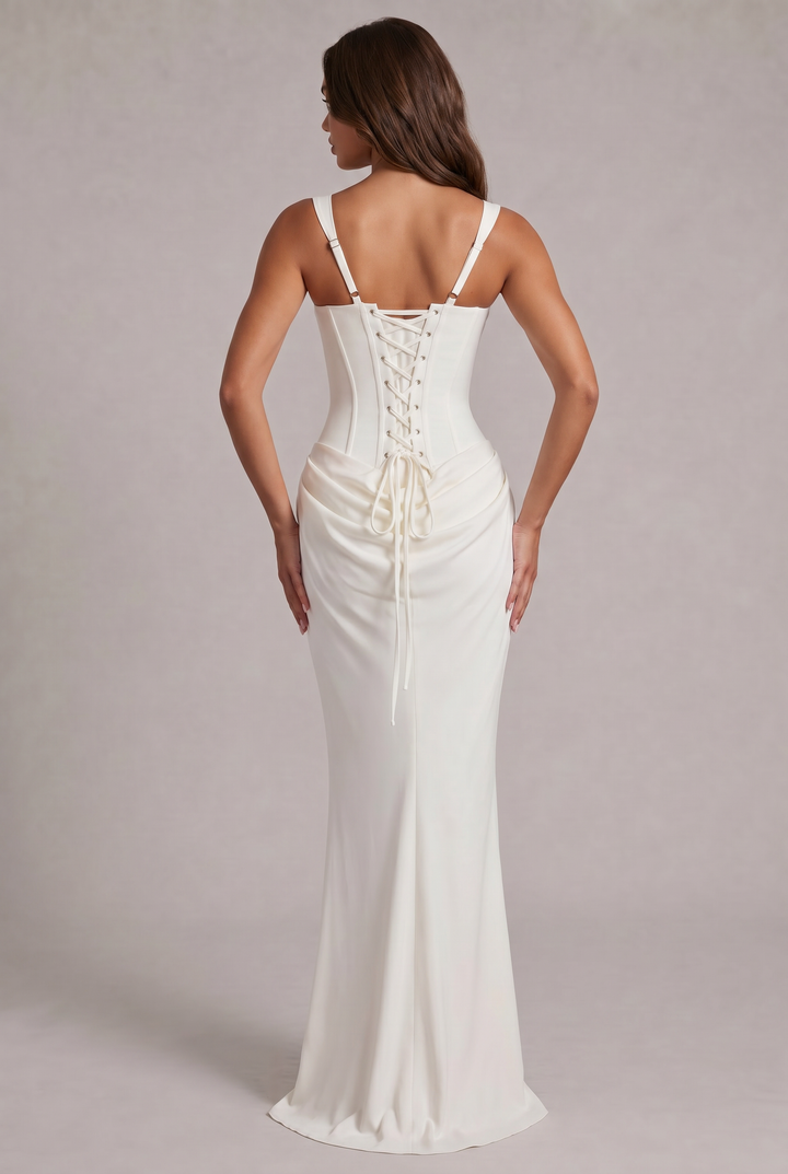 Nalise – Korsett-Lyocell-Maxikleid