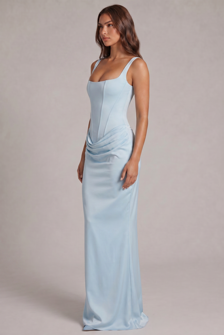 Nalise – Korsett-Lyocell-Maxikleid