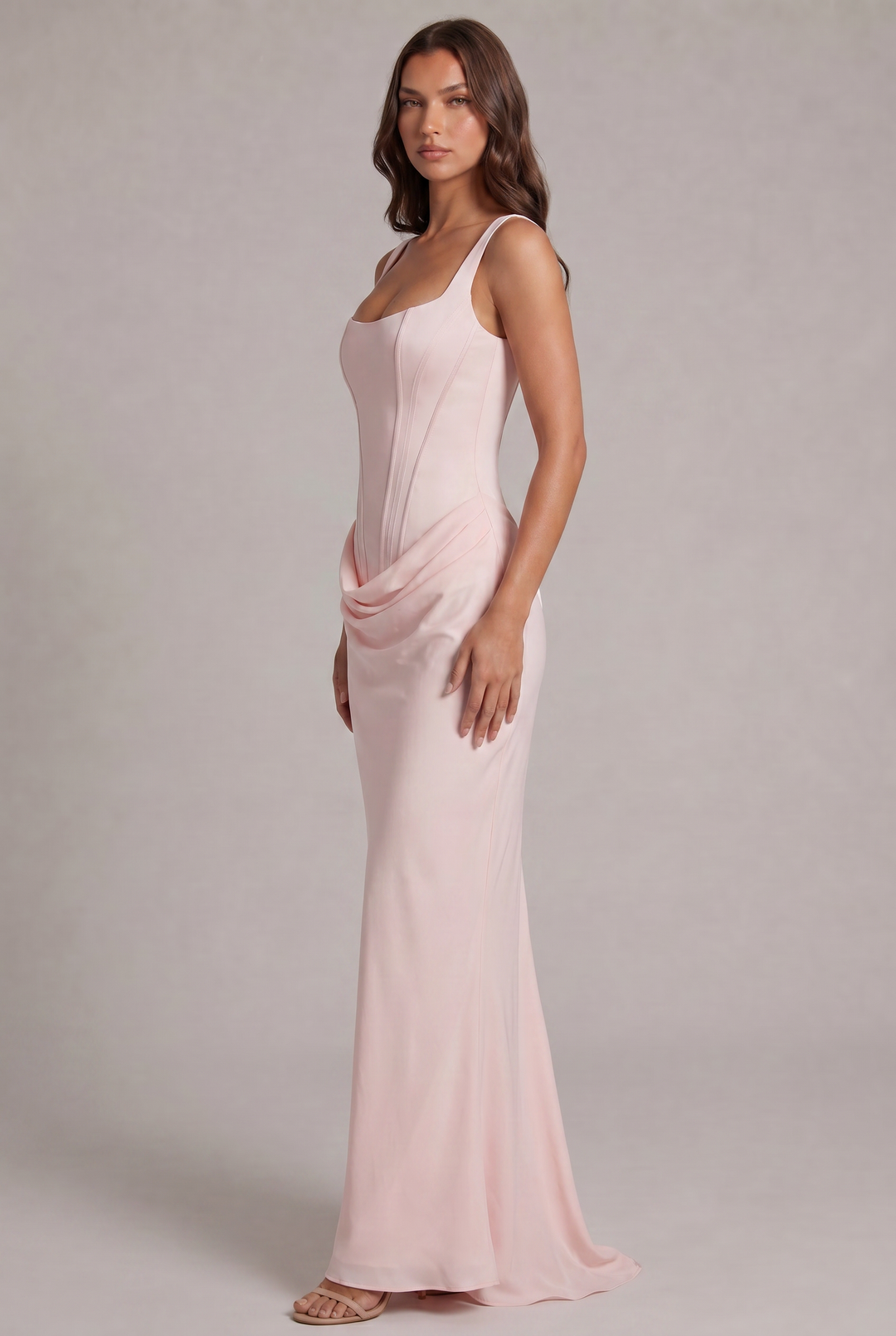 Nalise – Korsett-Lyocell-Maxikleid