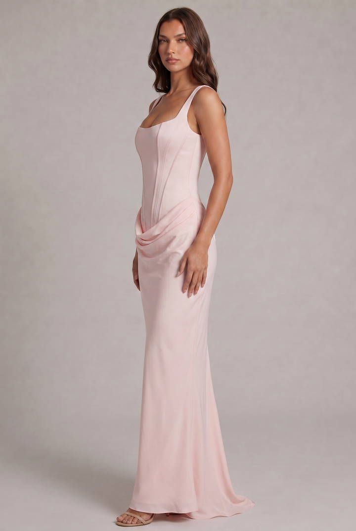 Nalise – Korsett-Lyocell-Maxikleid