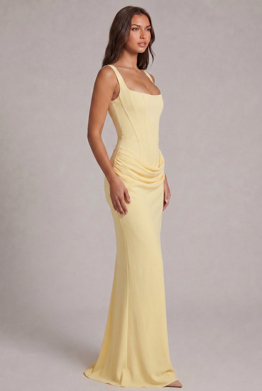 Nalise – Korsett-Lyocell-Maxikleid