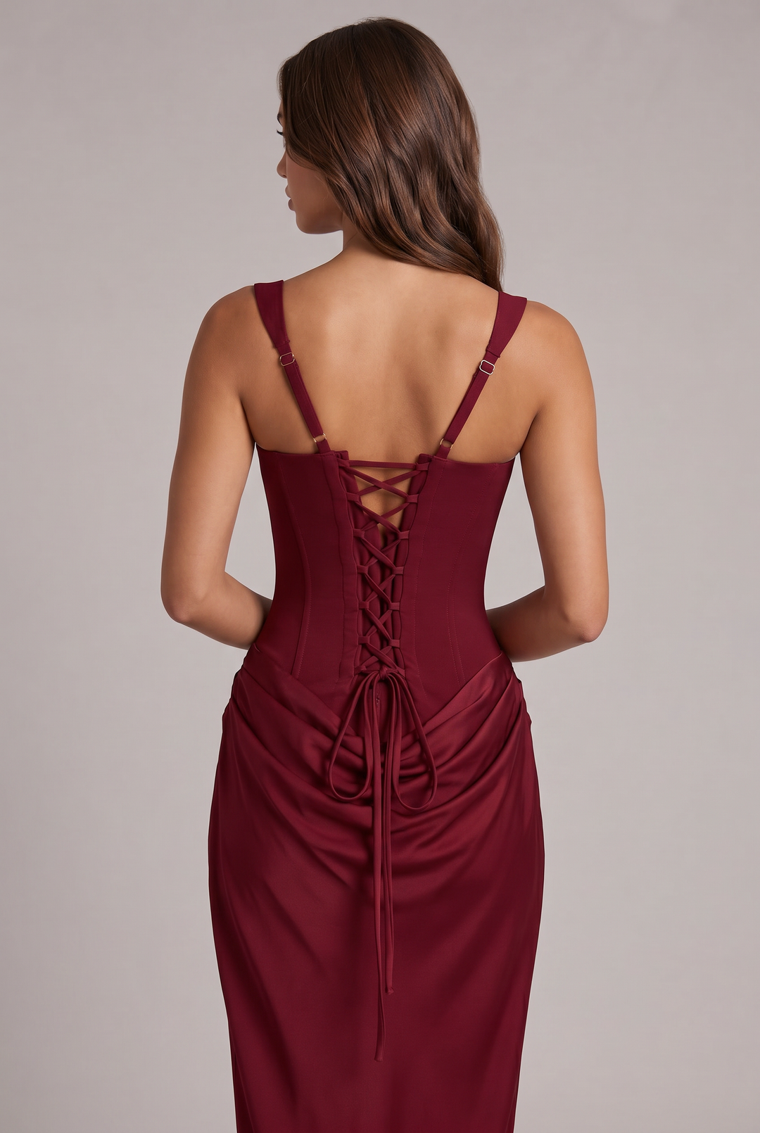 Nalise – Korsett-Lyocell-Maxikleid