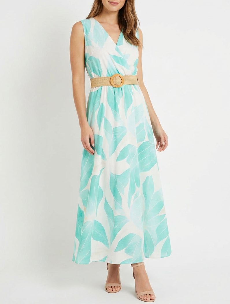 Nivora – Wickel-Jersey-Maxikleid