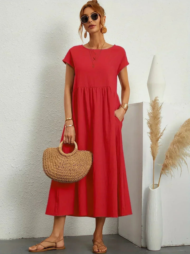 Calira - Midi Cotton Dress