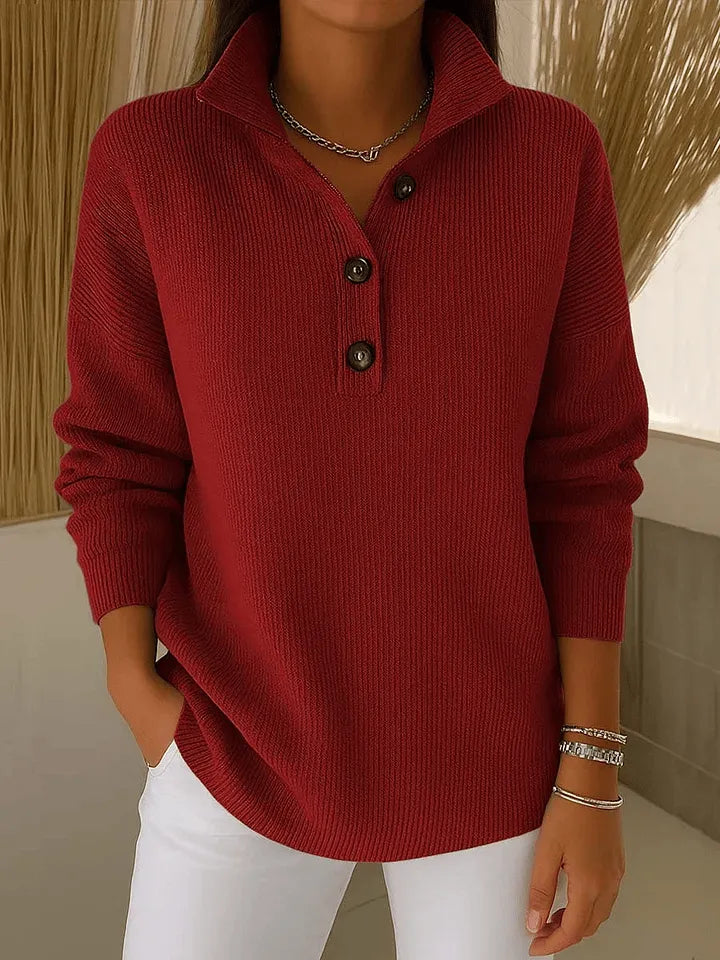 Ilenna – Polokragen-Strickpullover