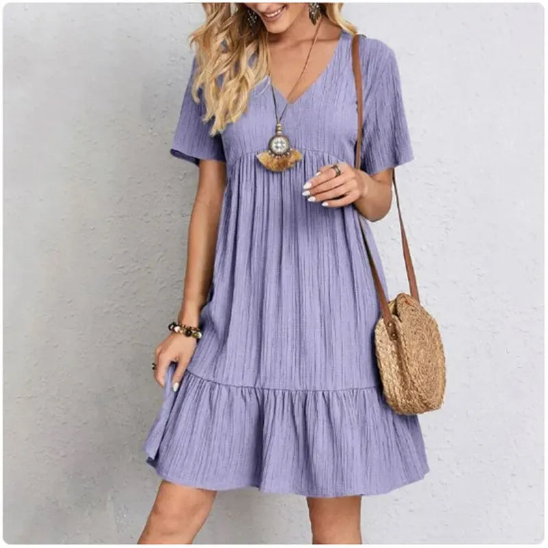Nivara – Kleid mit Rüschendetails