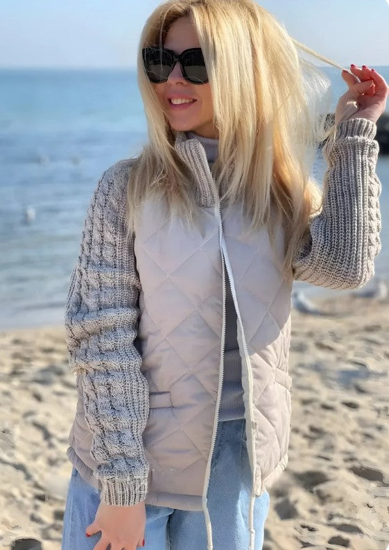 Zerelle – Reißverschluss-Strickjacke