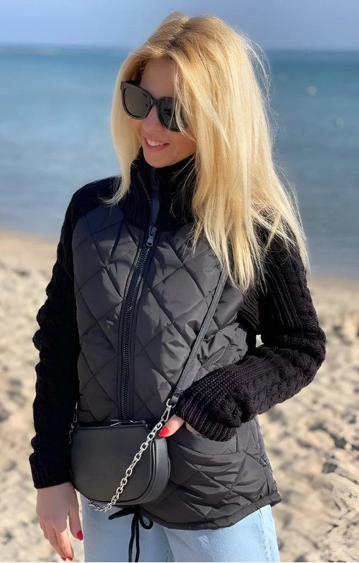 Zerelle – Reißverschluss-Strickjacke