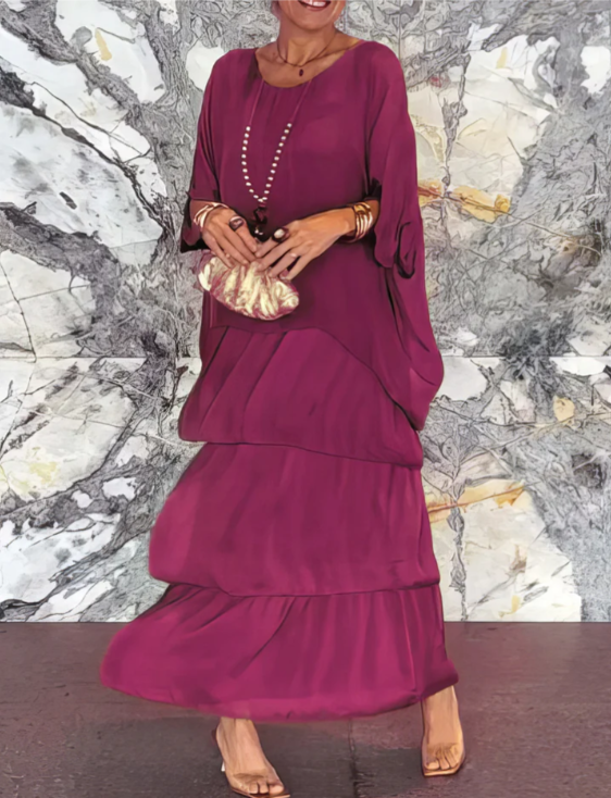 Avalen - Ruffled Woven Maxi Dress