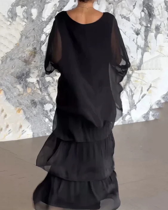 Avalen - Ruffled Woven Maxi Dress