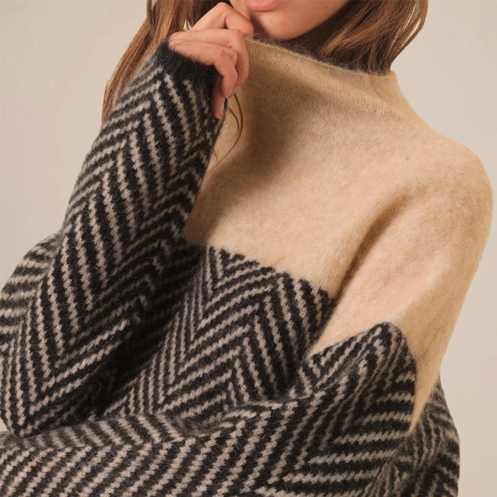 Lyrisa – Zopfstrick-Pullover