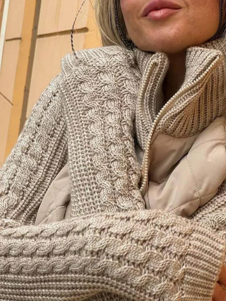 Zerelle – Reißverschluss-Strickjacke