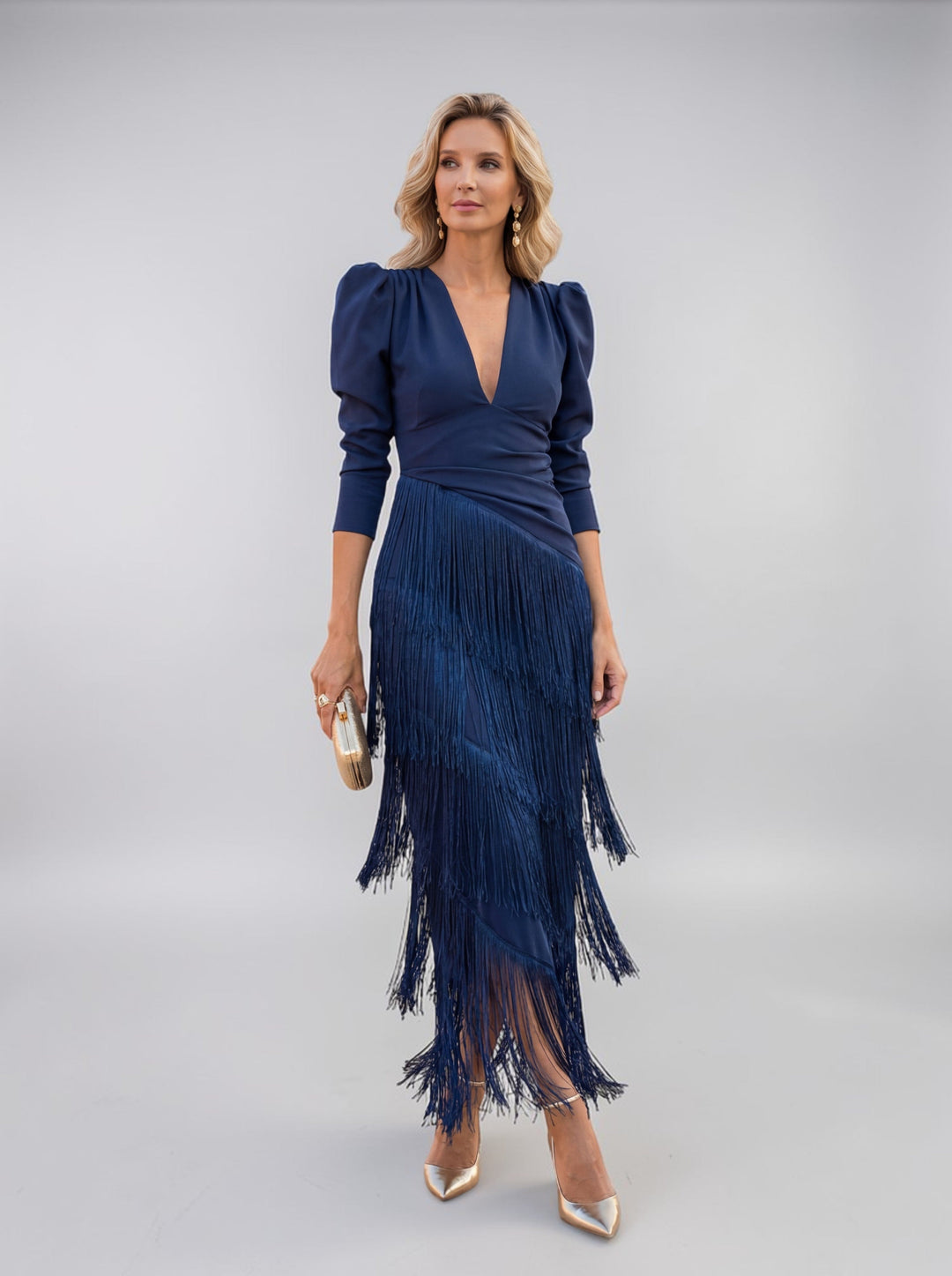 Solyne - Cascade Fringe Dress