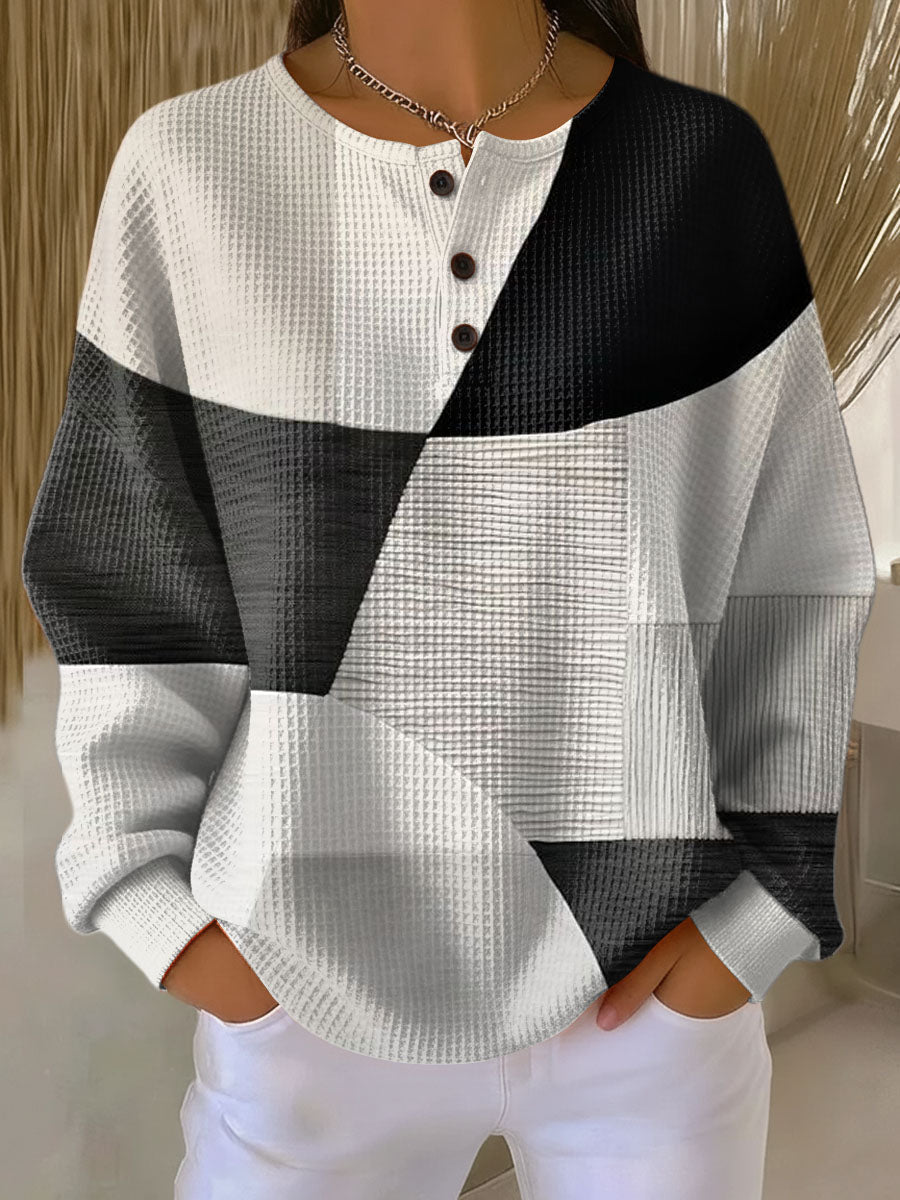 Noreva – Doppellagiger Strukturpullover