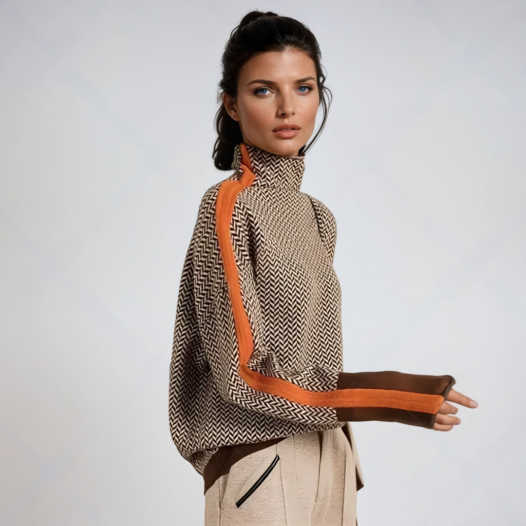 Reniva – Rollkragen-Strickpullover
