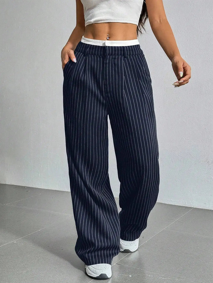 Anevia – hoch taillierte Streifenhose