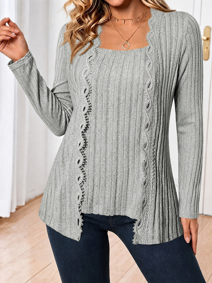 Zirela – Lagenlook Stretch-Stricktop