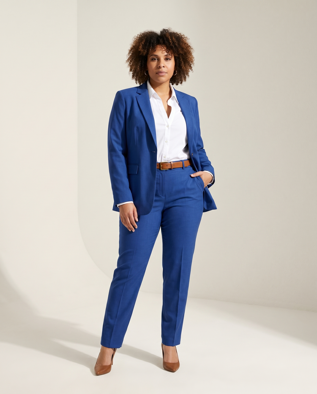Lined Cotton Jacket and Trousers Set