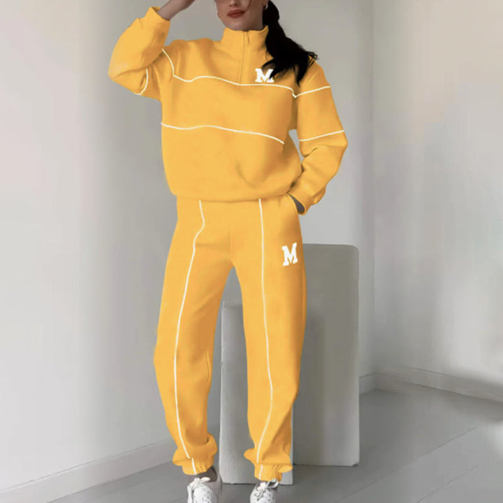 Rilena – 2-teiliges Sweatshirt-Set mit Seitenstreifen