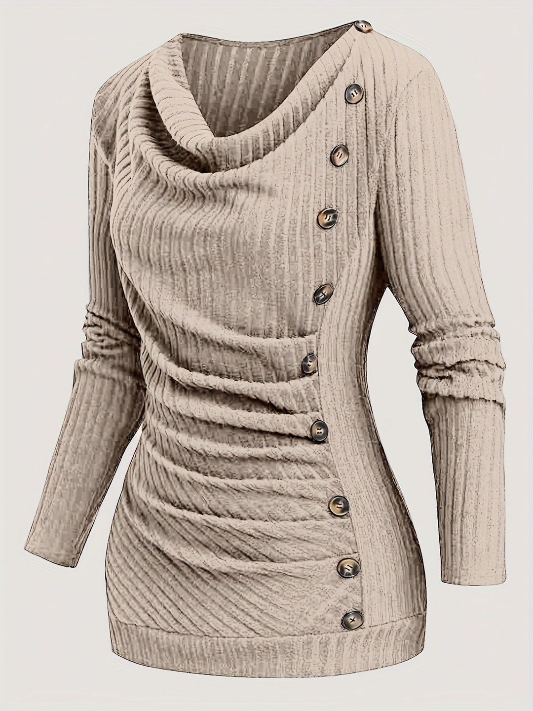 Solyne – Stricktop mit Rundhalsausschnitt