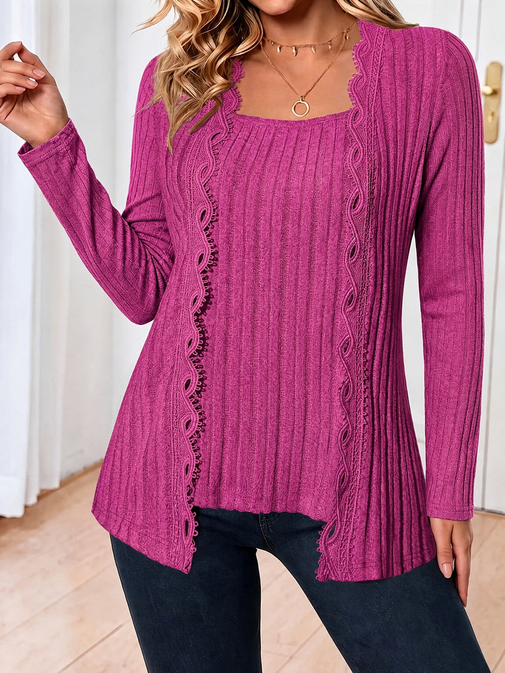 Zirela – Lagenlook Stretch-Stricktop