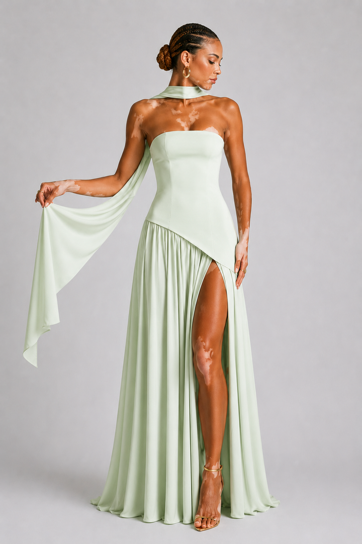 Eryla – Neckholder-Maxikleid