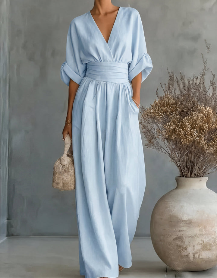 Mireva – Weit geschnittener, gewebter Jumpsuit