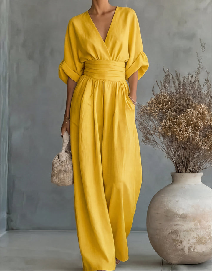 Mireva – Weit geschnittener, gewebter Jumpsuit