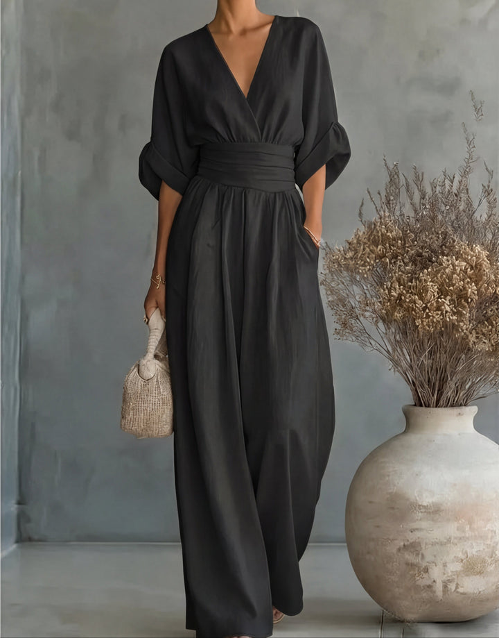 Mireva – Weit geschnittener, gewebter Jumpsuit