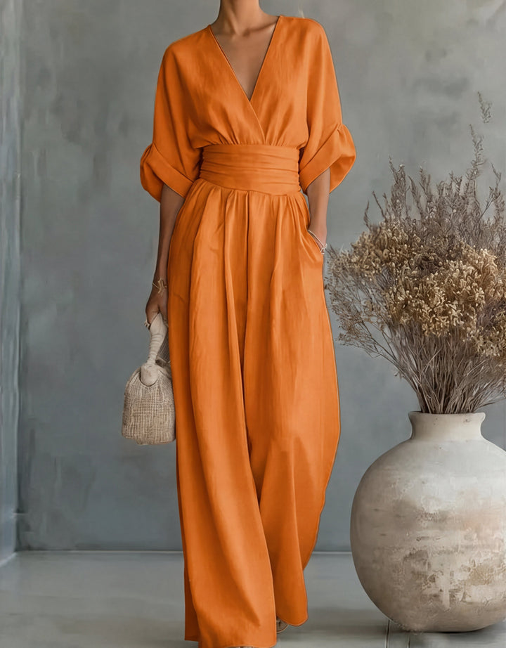 Mireva – Weit geschnittener, gewebter Jumpsuit