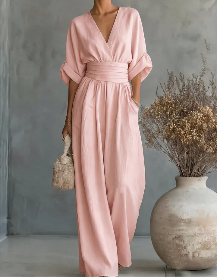 Mireva – Weit geschnittener, gewebter Jumpsuit
