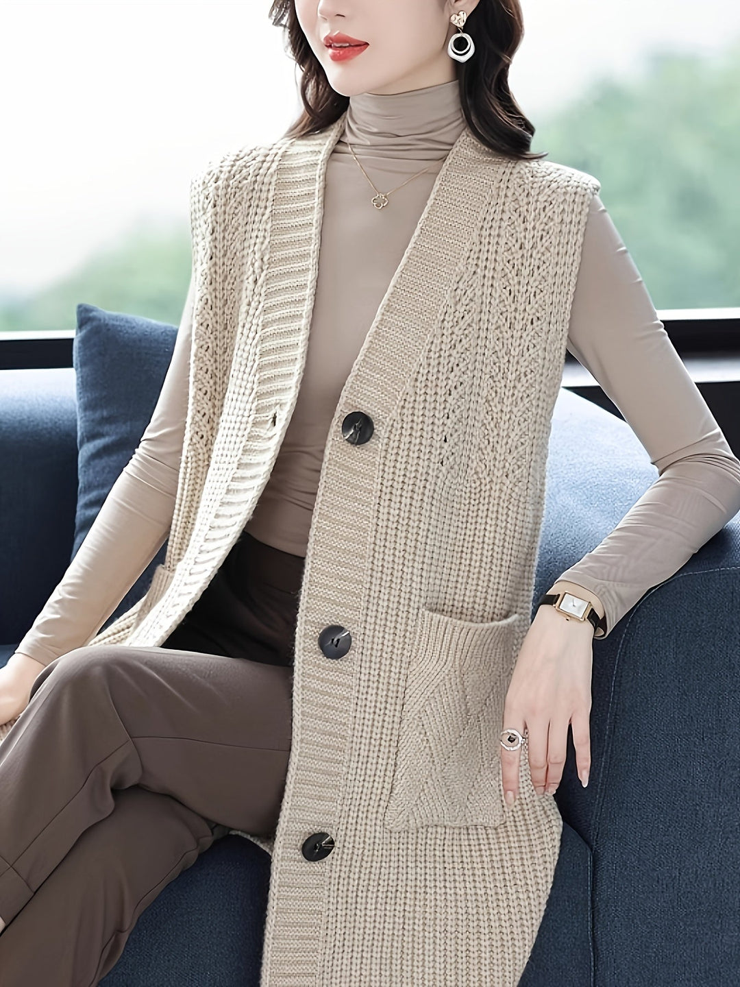 Mireva – Midi-Strickweste