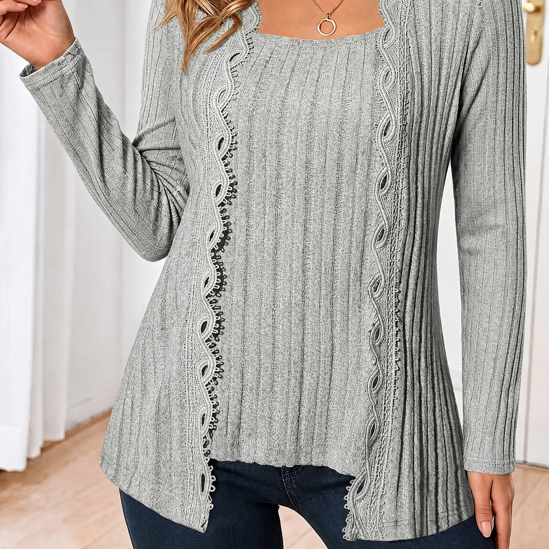 Zirela – Lagenlook Stretch-Stricktop