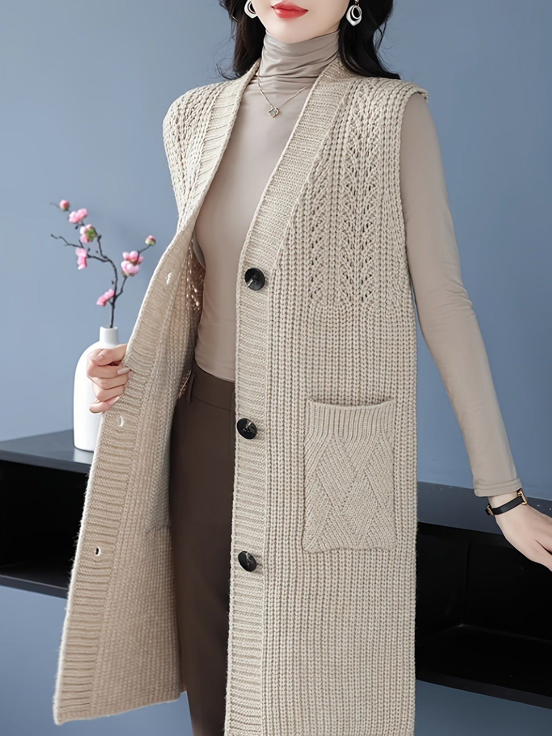 Mireva – Midi-Strickweste
