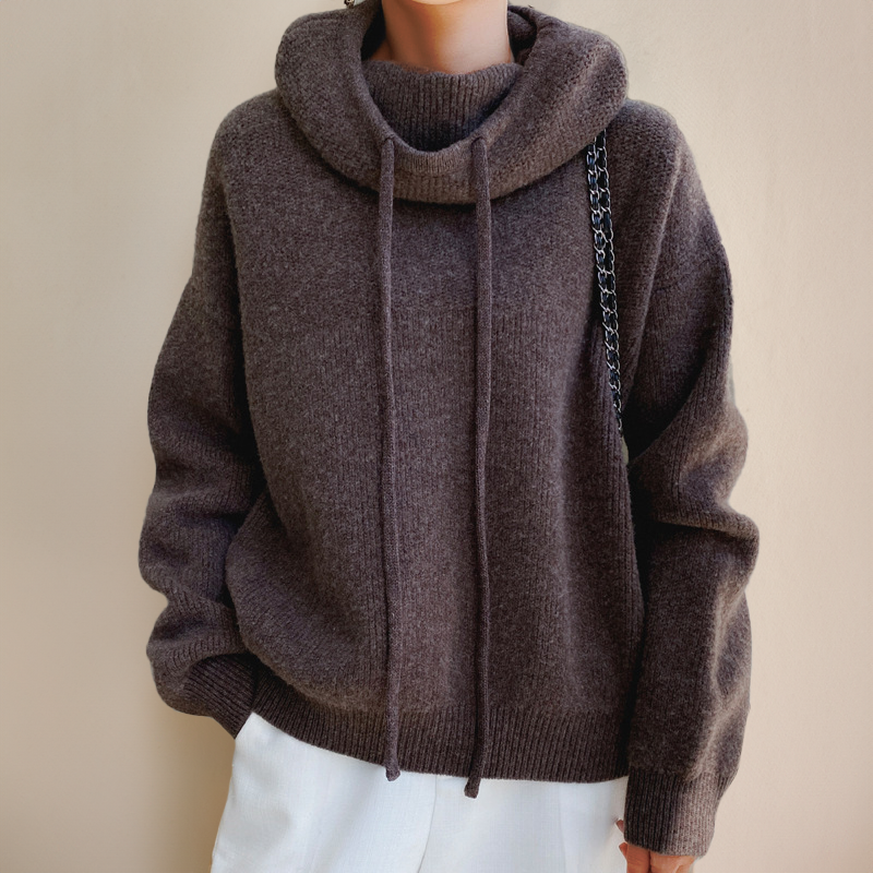 Varelle – Polokragen-Strickpullover