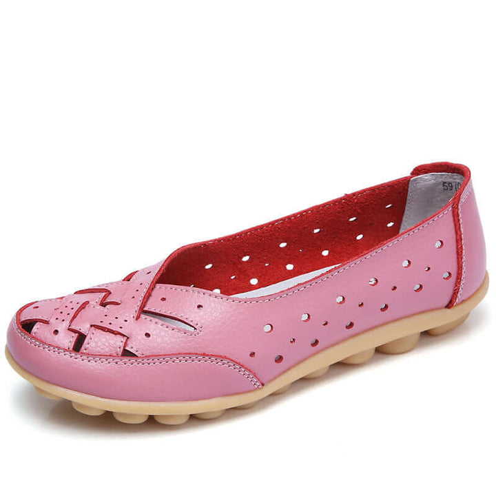 Nevara – Gel-dämpfende Lederschuhe mit Sohle