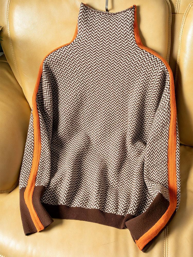 Reniva – Rollkragen-Strickpullover