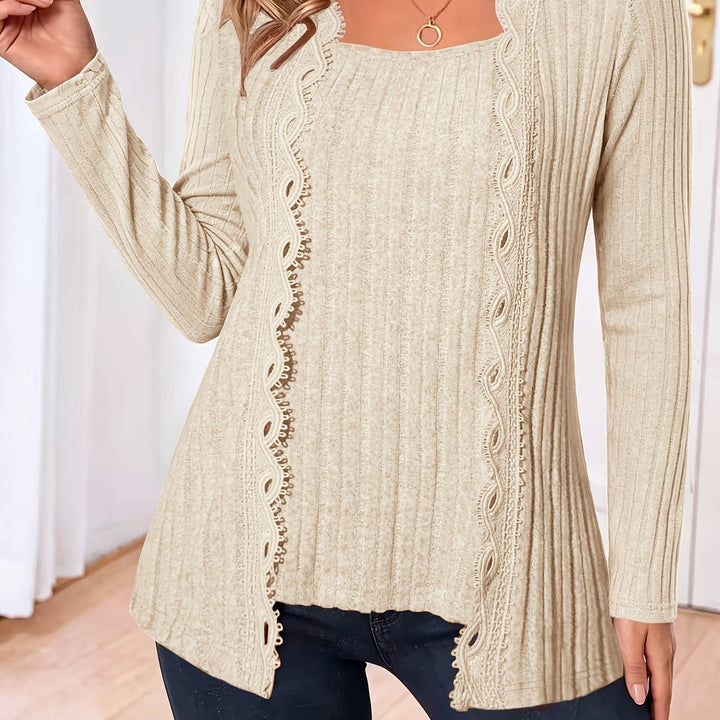 Zirela – Lagenlook Stretch-Stricktop