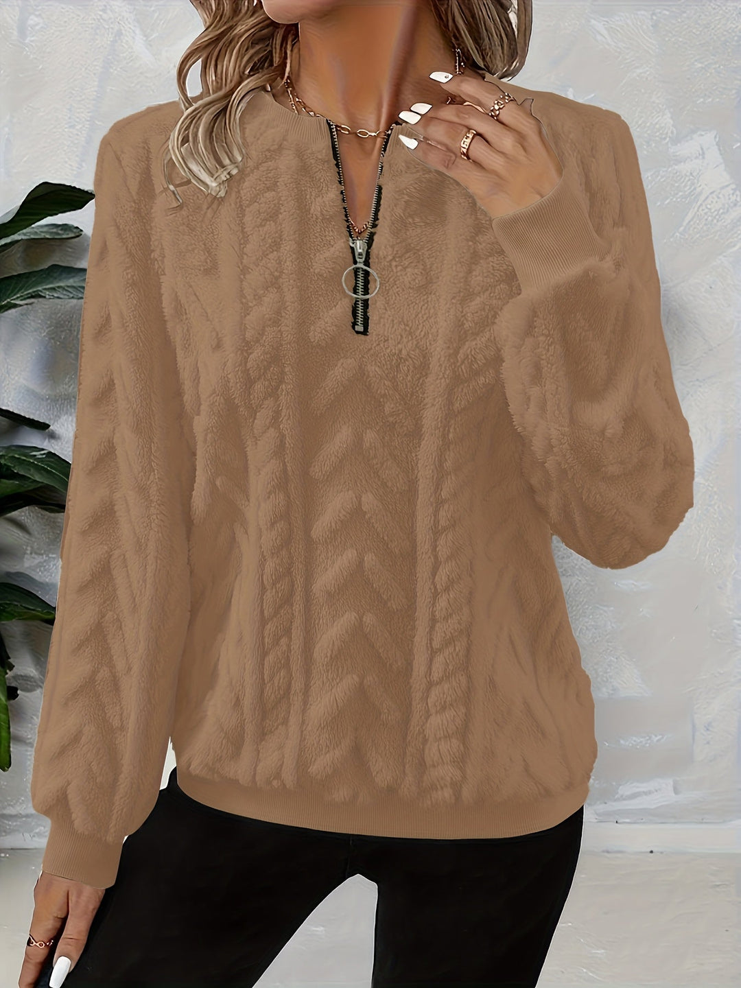 Tirena – gefütterter Strickpullover