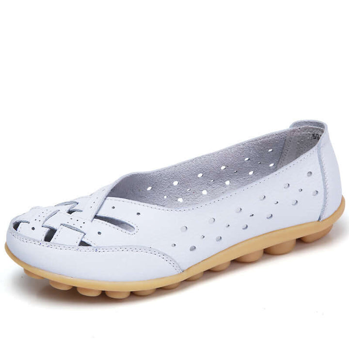 Nevara – Gel-dämpfende Lederschuhe mit Sohle