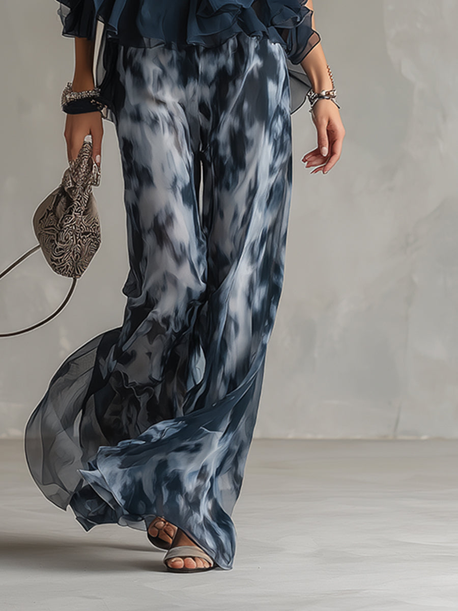 Rivana – Neckholder-Chiffon-Set
