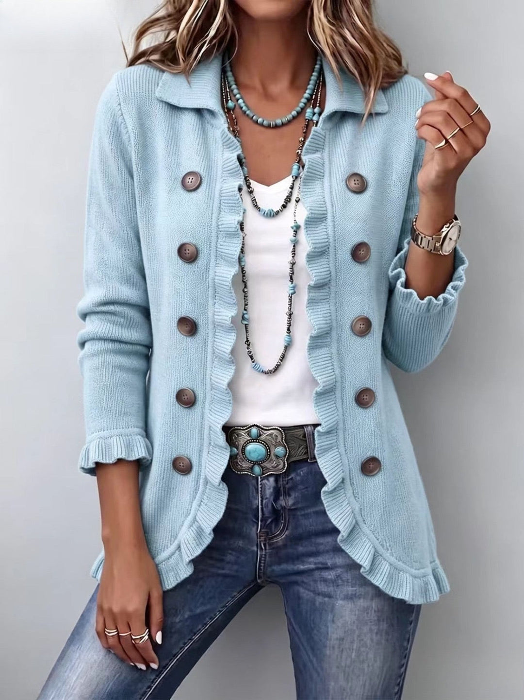 Arlise – Jacke mit Rüschensaum