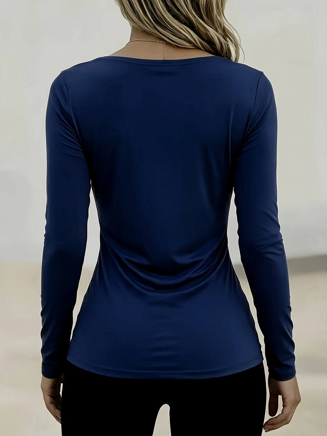Arlysa – Rundhals Stretchjersey-T-Shirt