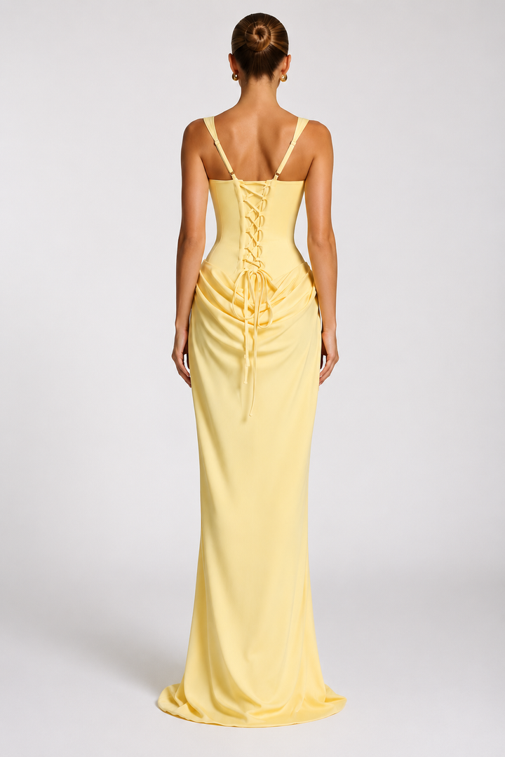 Rheva – bodenlanges Korsettkleid