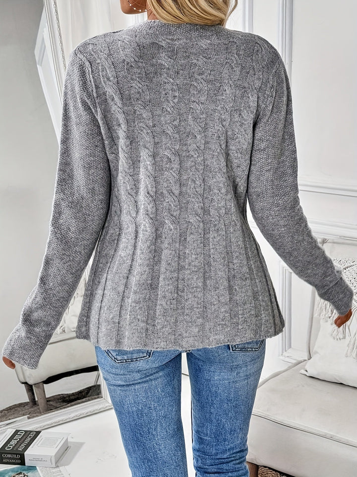 Noreli – Strickjacke mit Twist-Detail