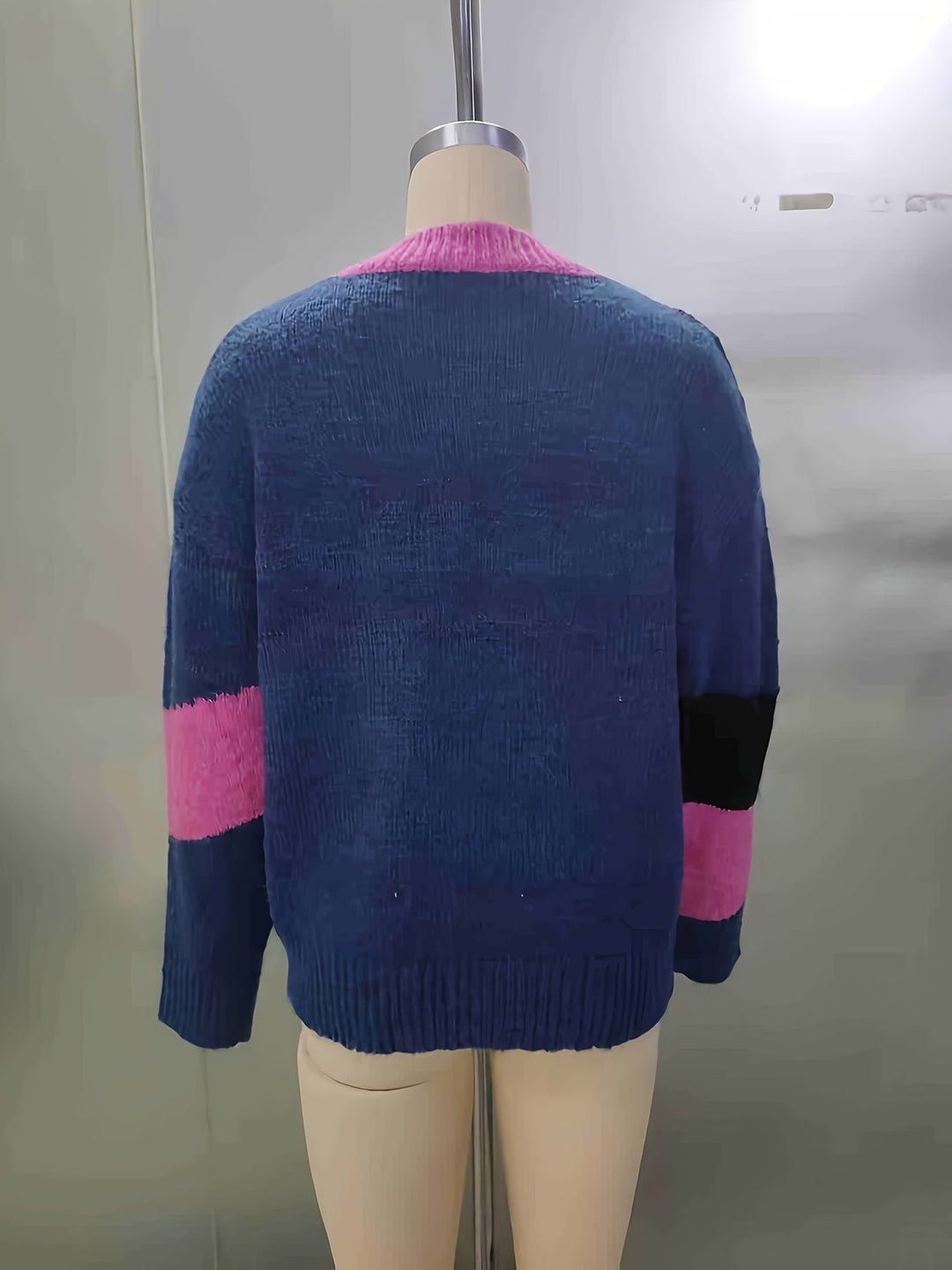 Luniva – Farbblock-Strickpullover